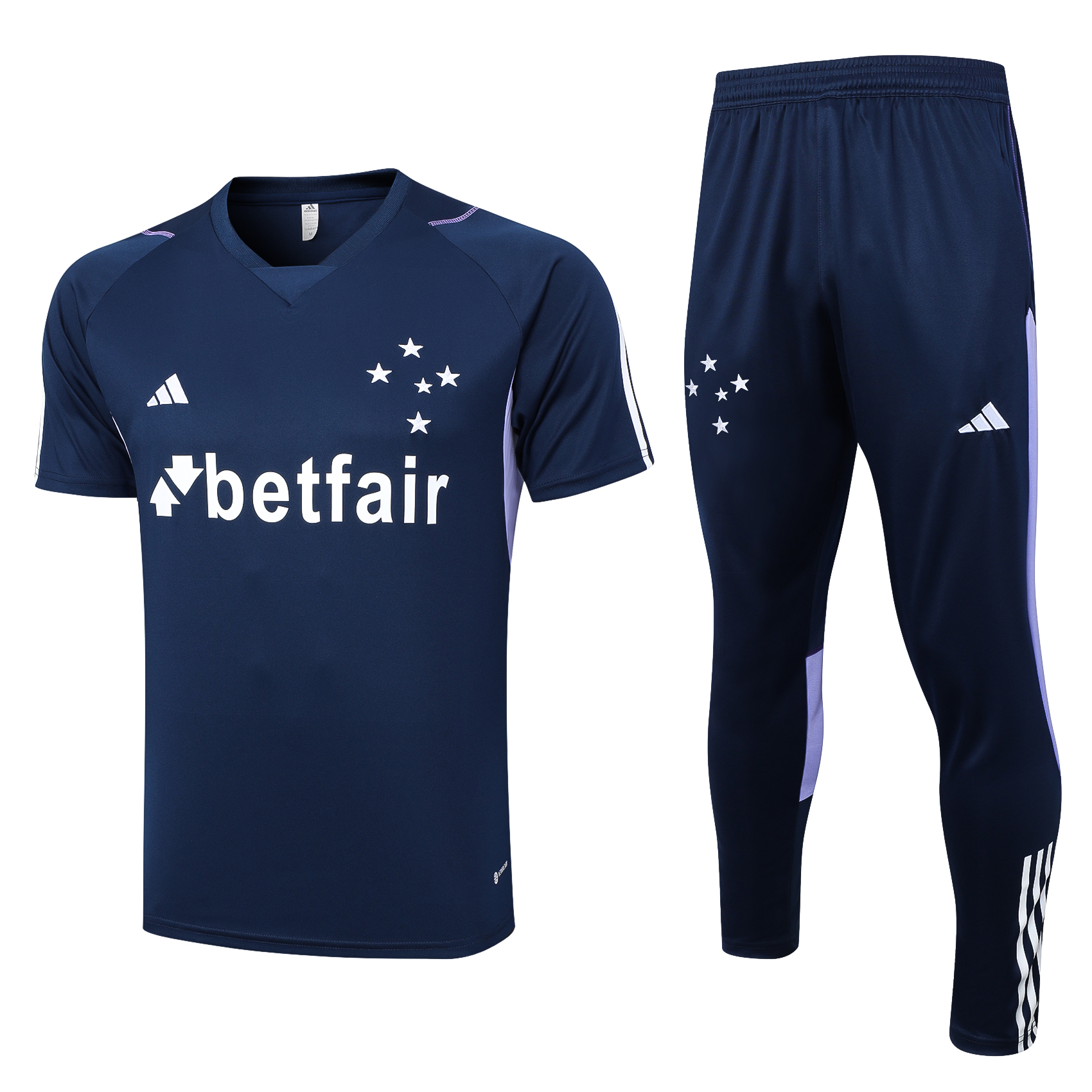 Cruzeiro Soccer Polo Suit Dark Blue 2023/24