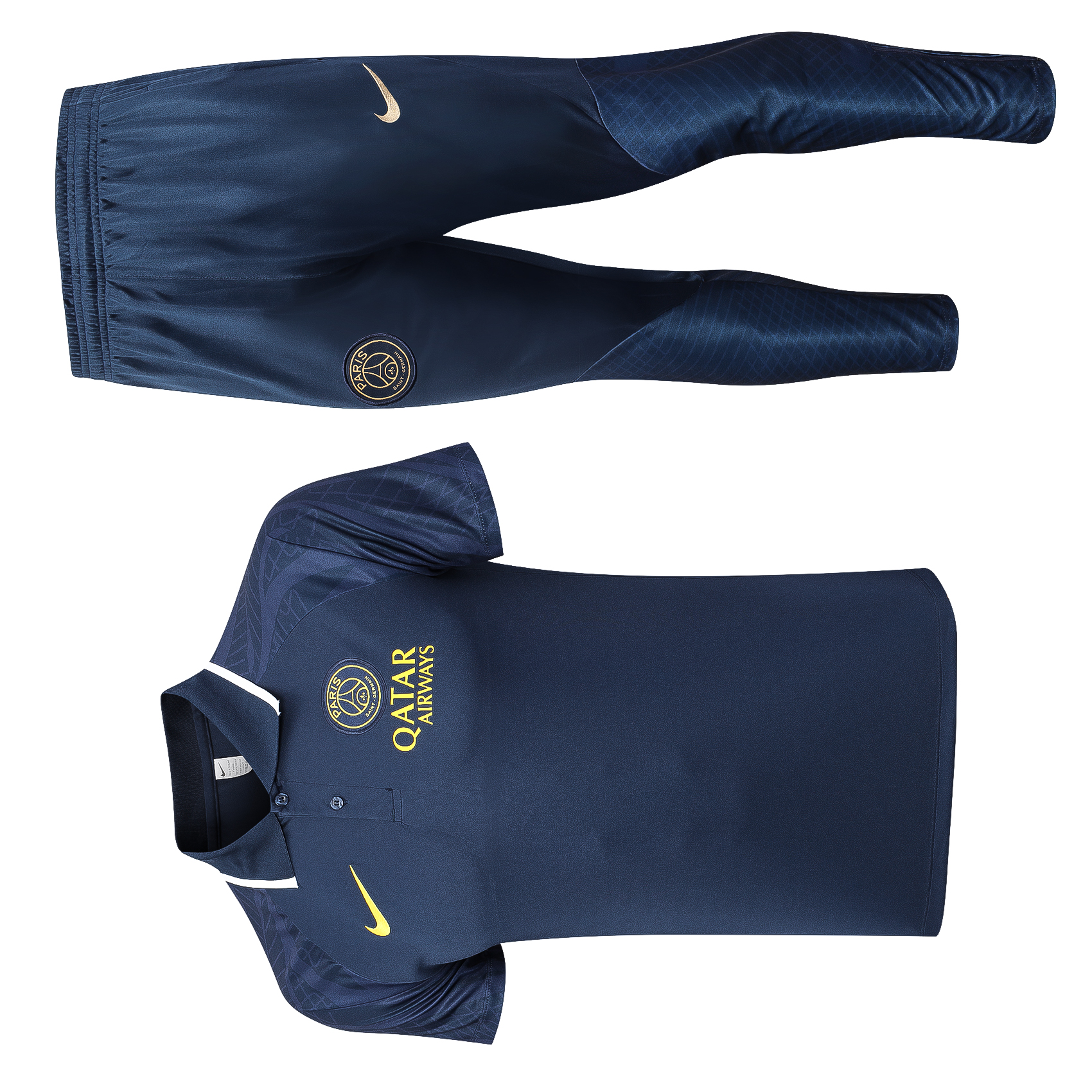 PSG Soccer Polo Suit Dark Blue 2023/24