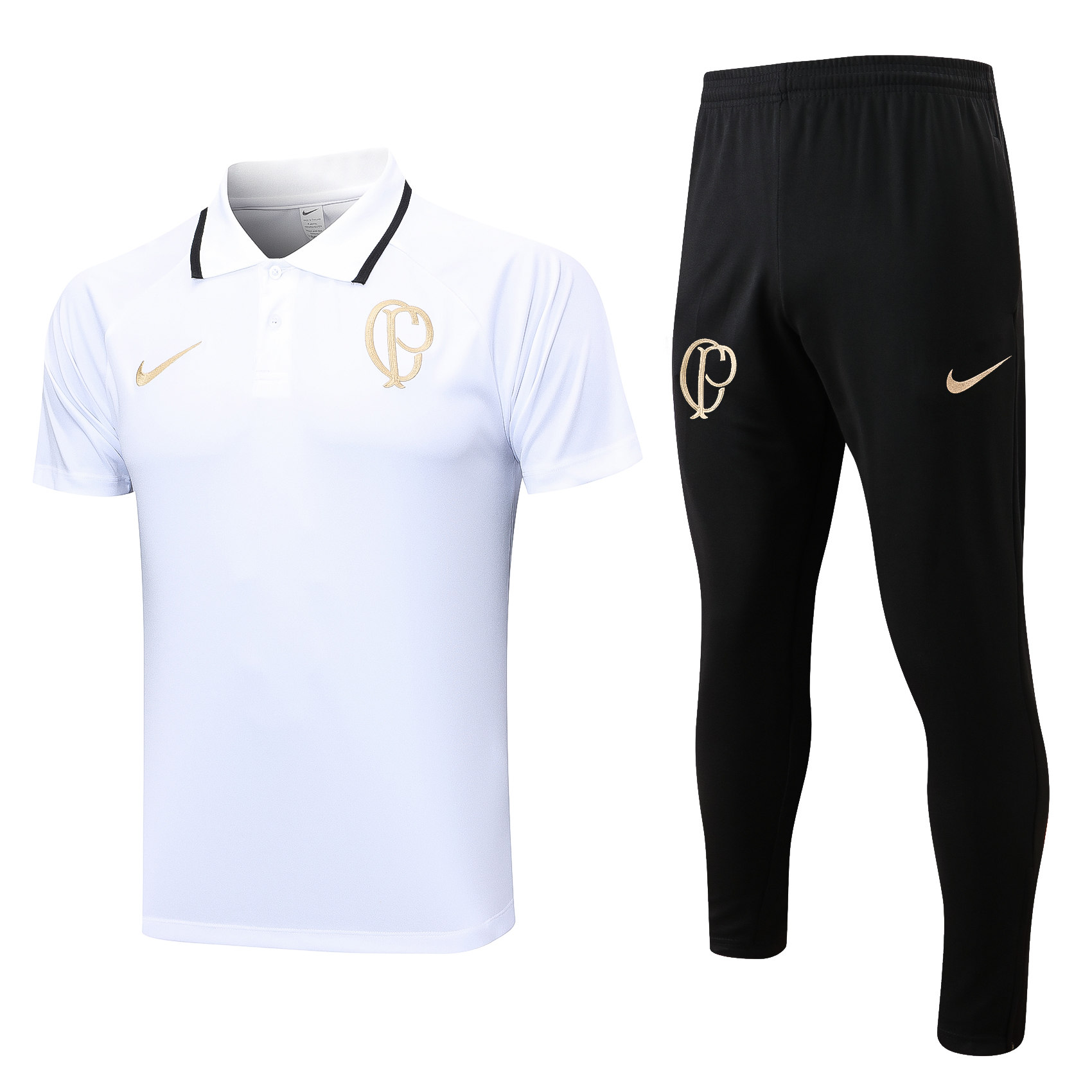 Corinthians Soccer Polo Suit White 2023/24