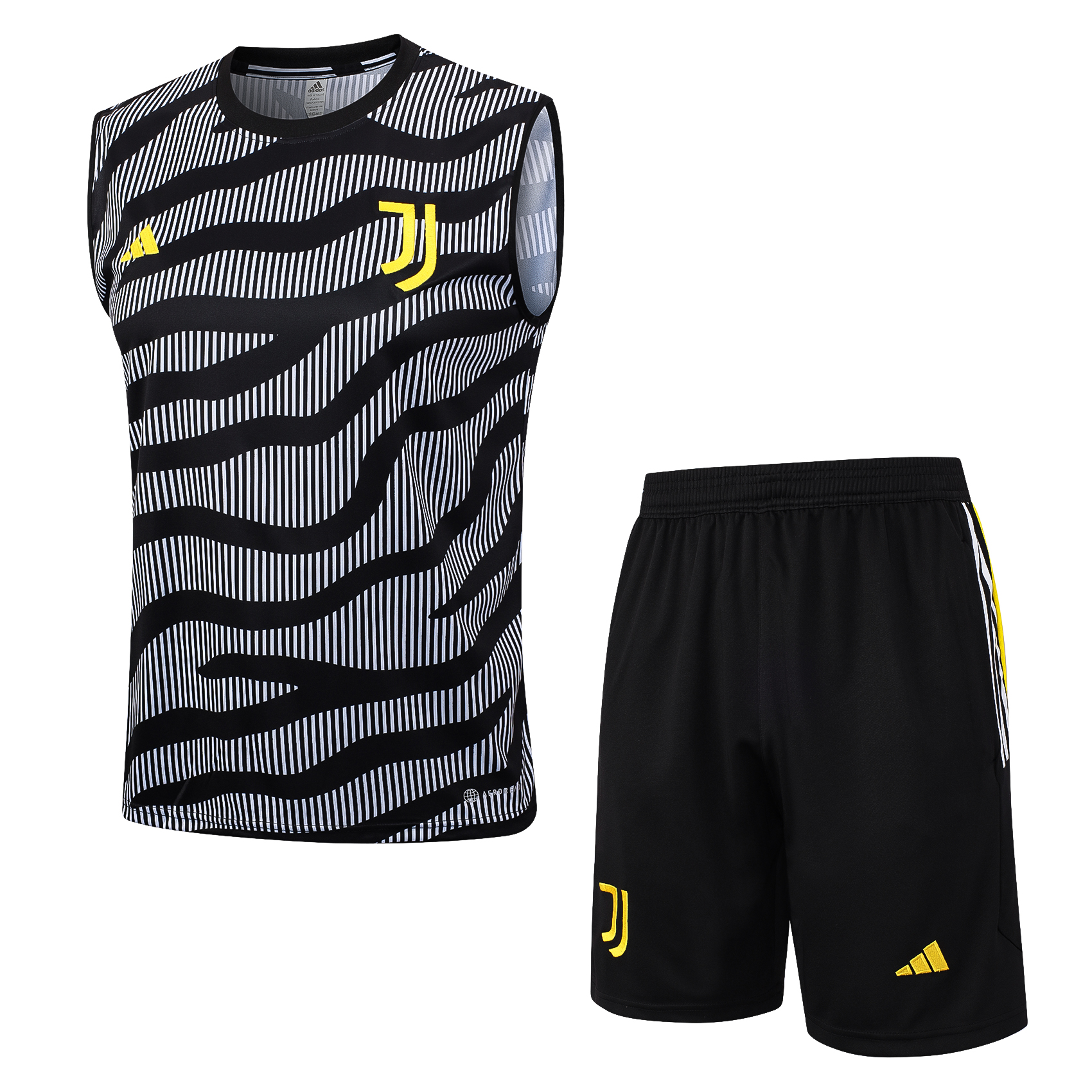 Juventus Soccer Vest Suit Zebra Stripes 2023/24