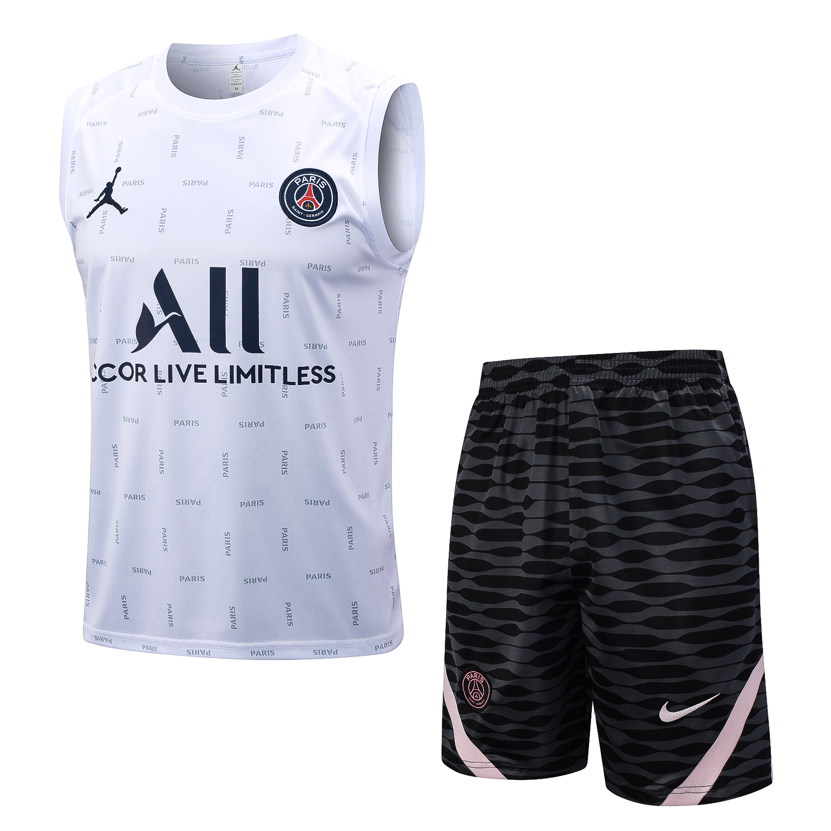PSG Soccer Vest Suit White 2023/24
