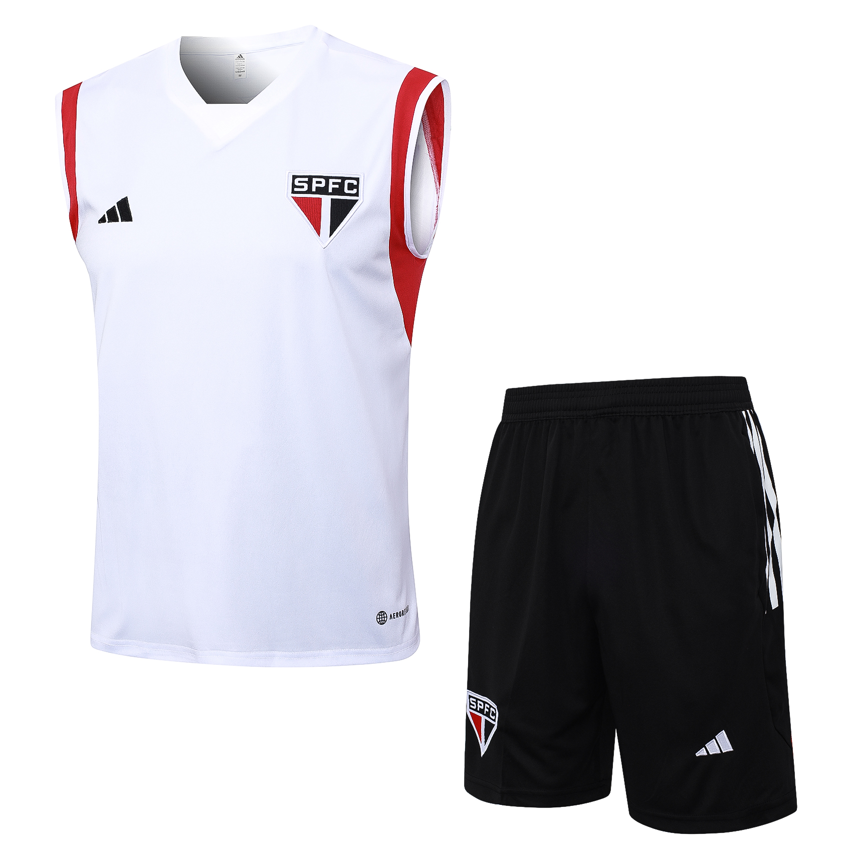 Sao Paulo Soccer Vest Suit White 2023/24