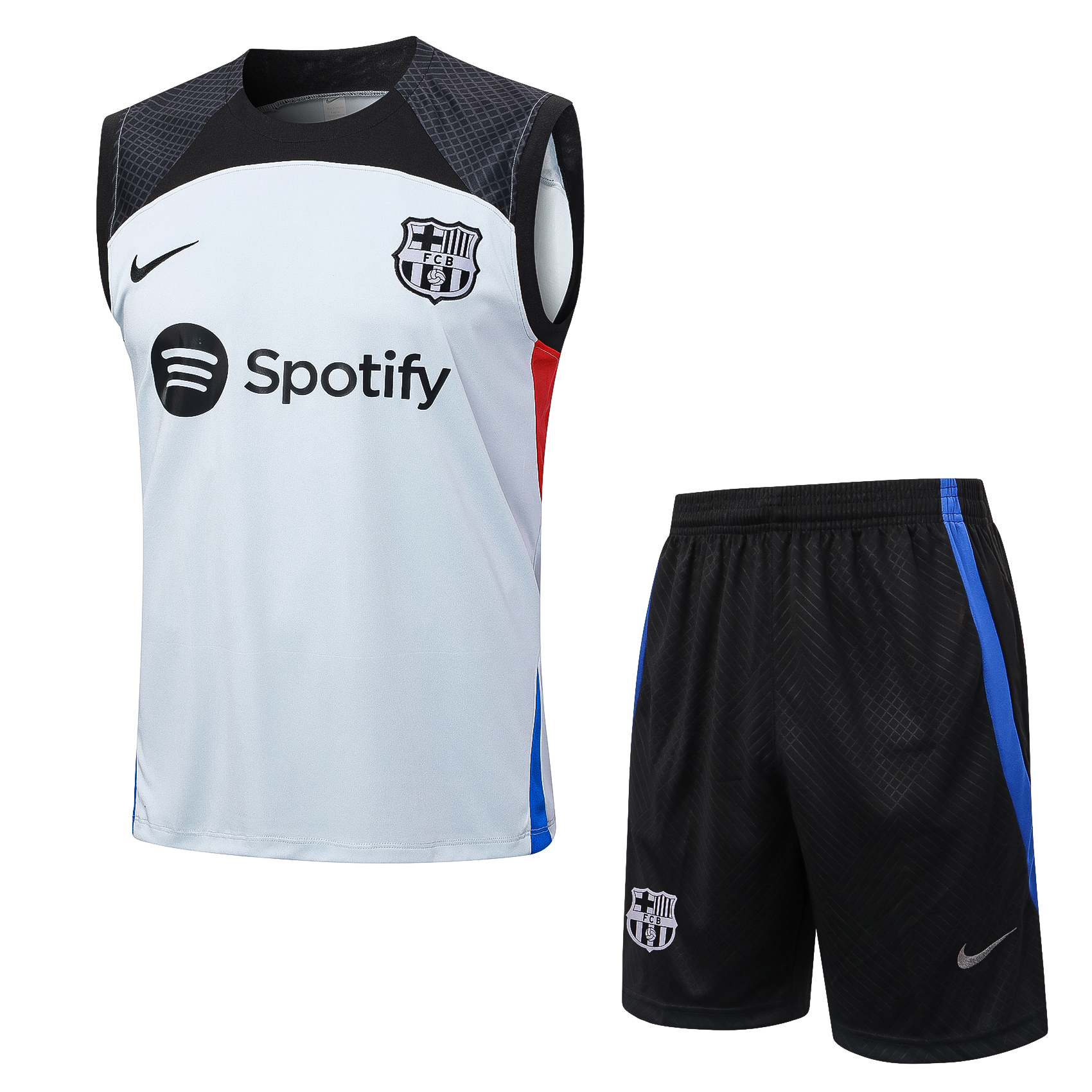 Barcelona Soccer Vest Suit Grey 2023/24