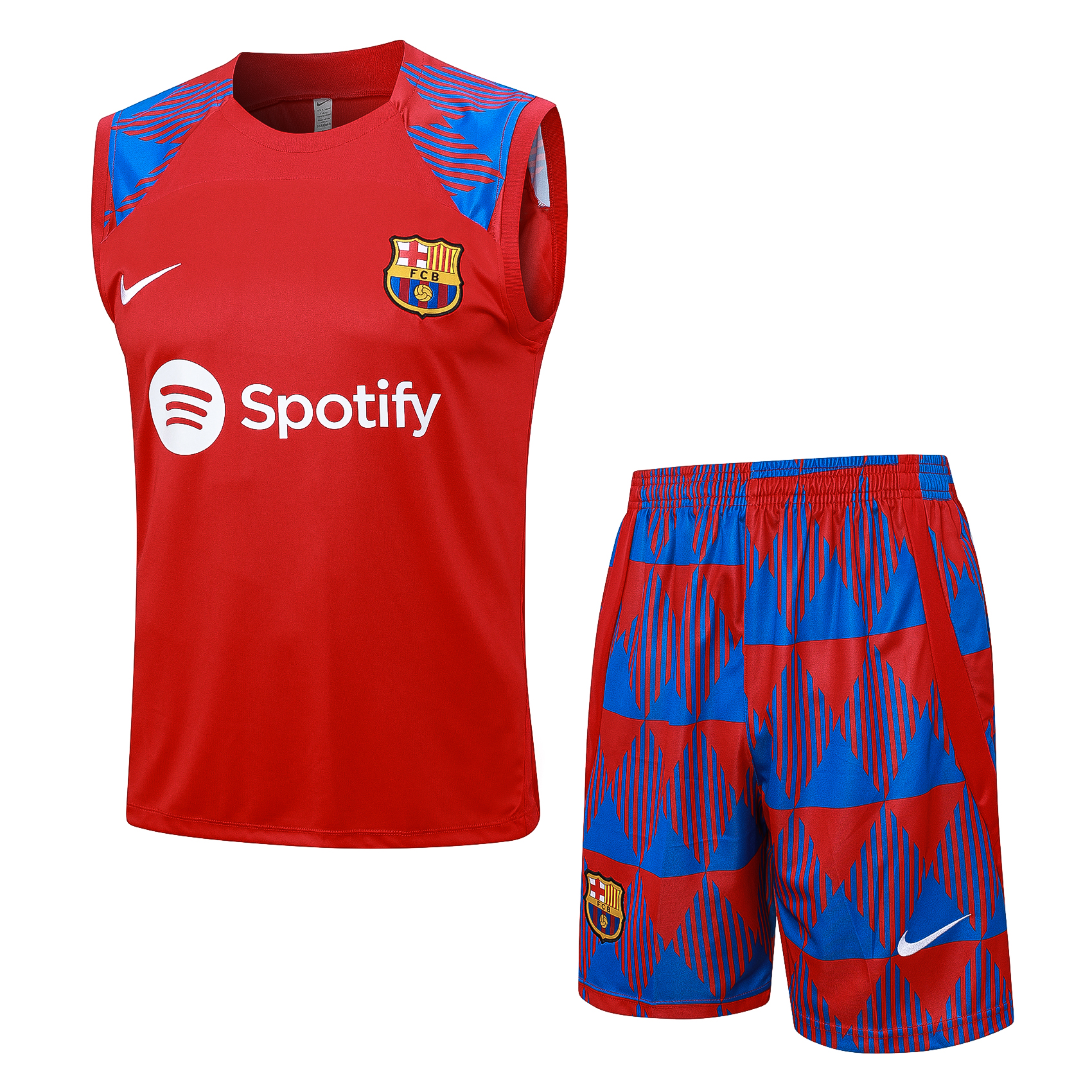 Barcelona Soccer Vest Suit Red 2023/24