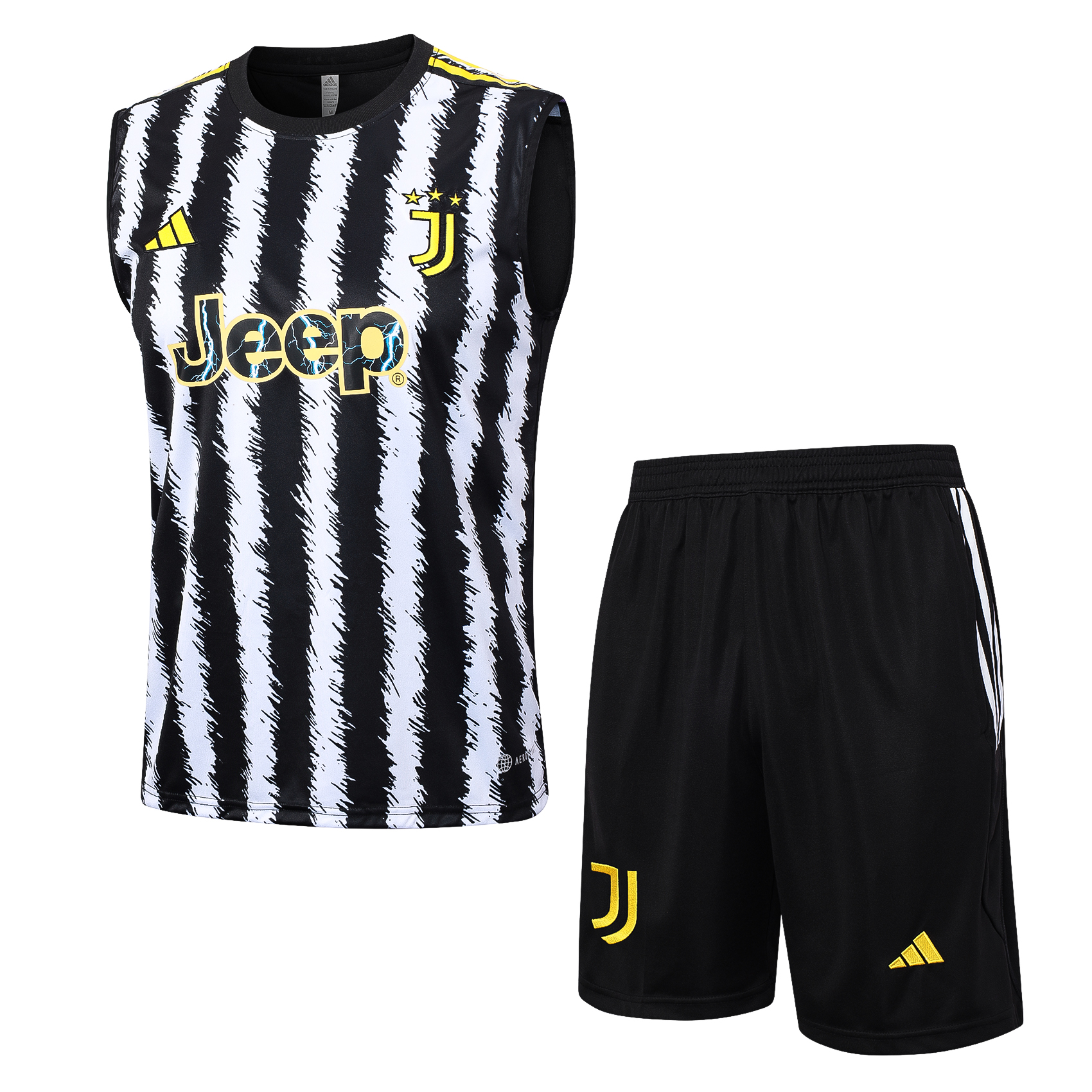 Juventus Soccer Vest Suit Black&White 2023/24
