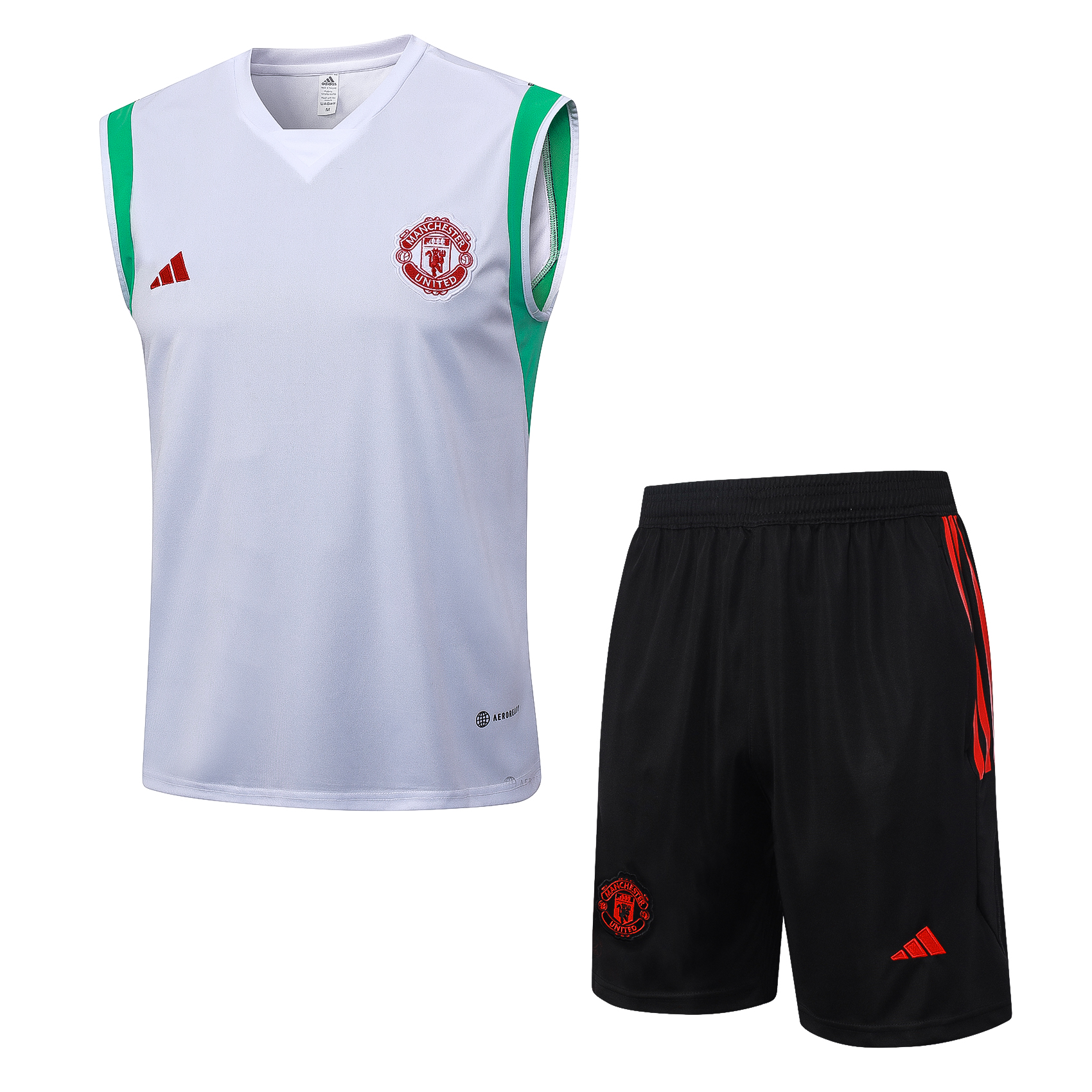 Manchester United Soccer Vest Suit White 2023/24