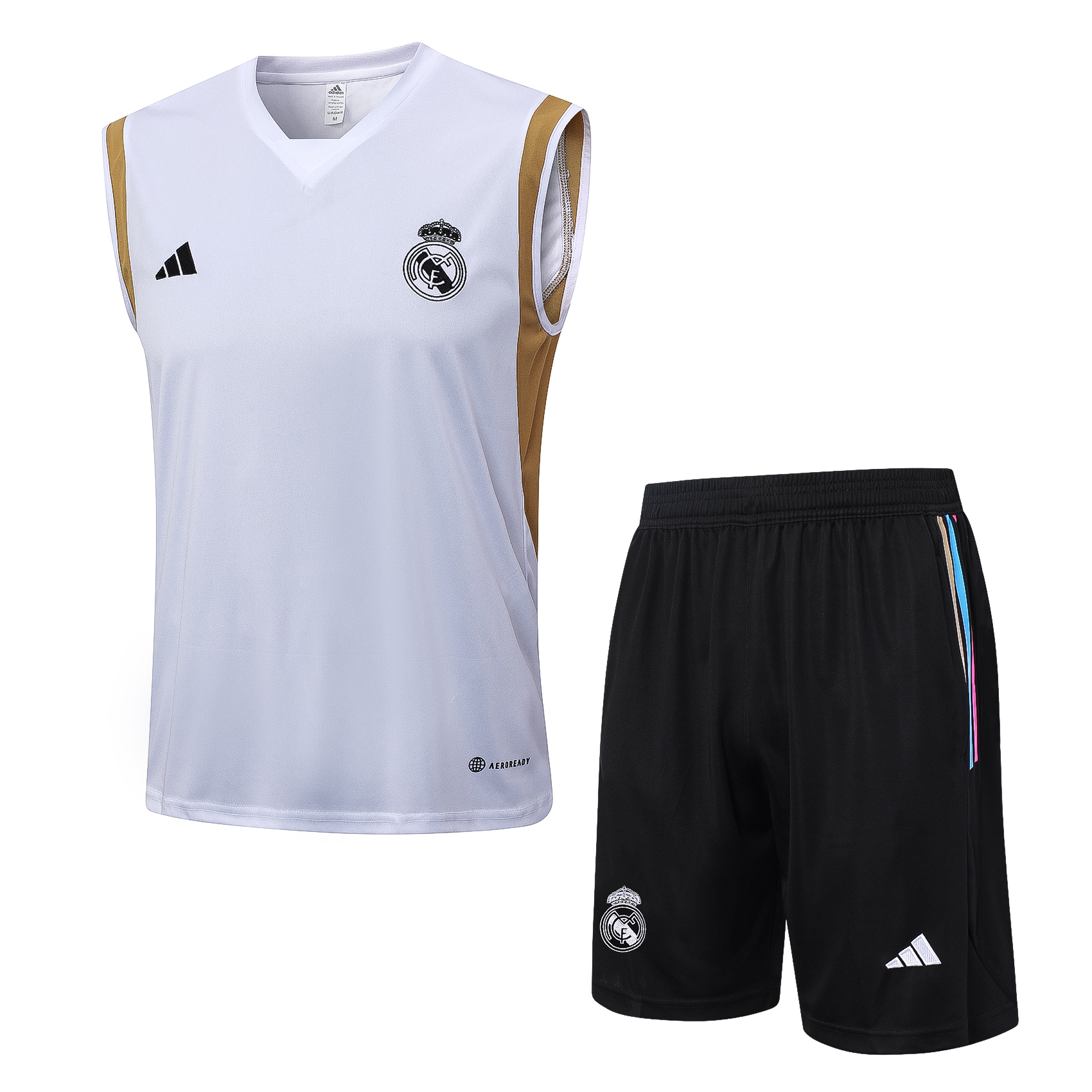 Real Madrid Soccer Vest Suit White 2023/24