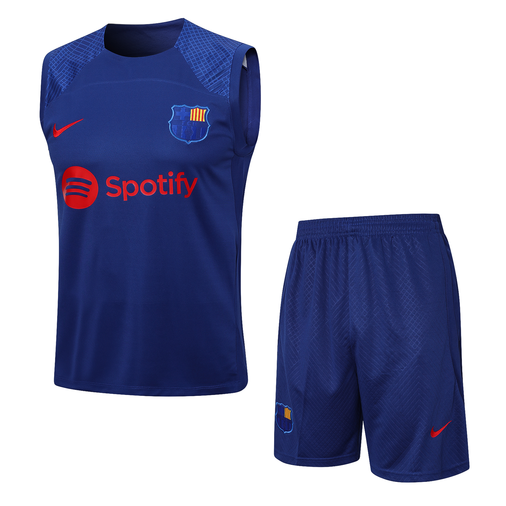 Barcelona Soccer Vest Suit Blue 2023/24
