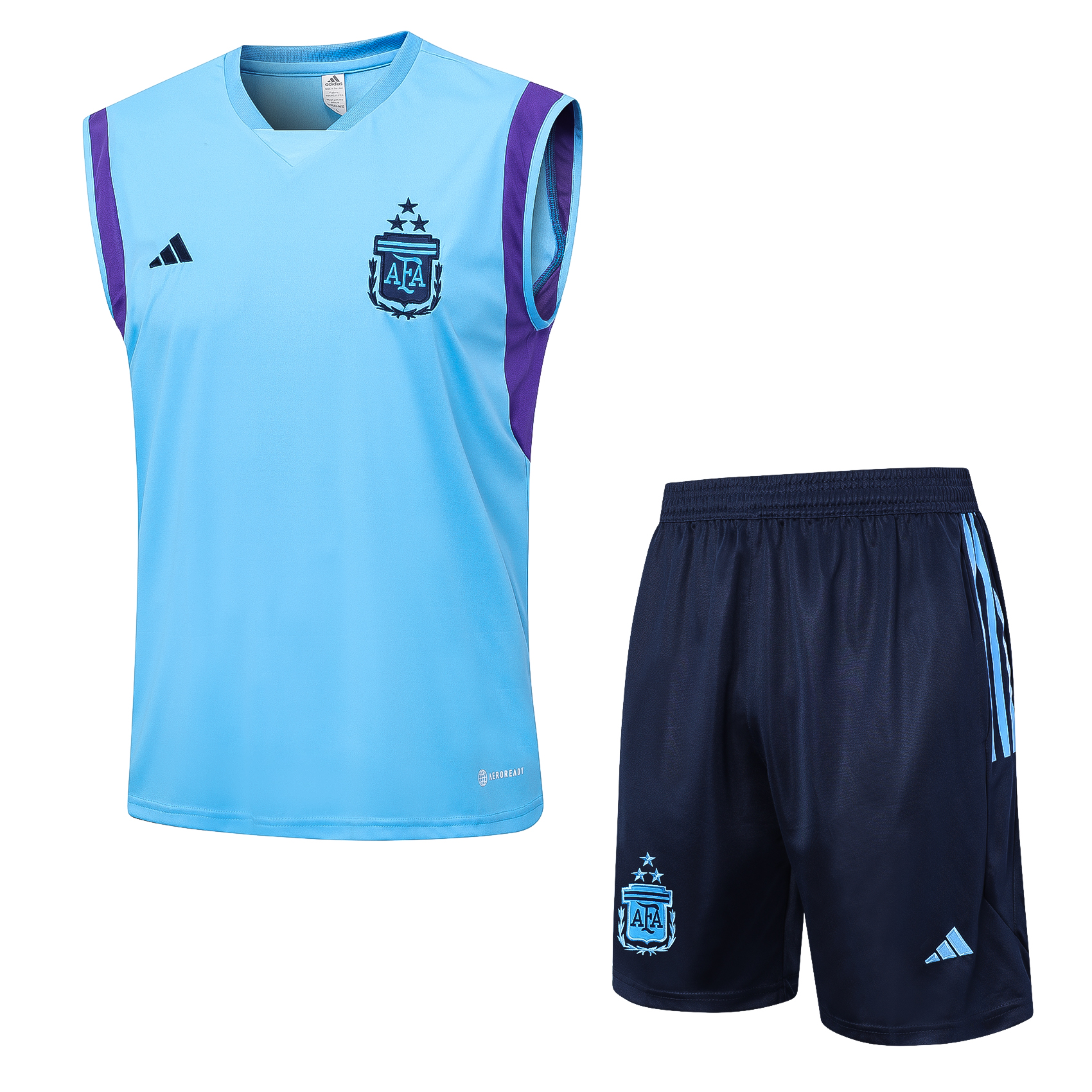 Argentina Soccer Vest Suit Light Blue 2023/24