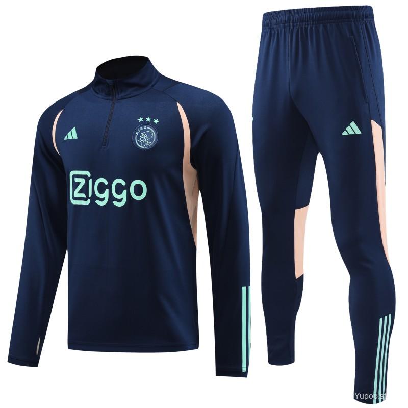 Ajax Soccer Sweater Tracksuit Navy 2023/24