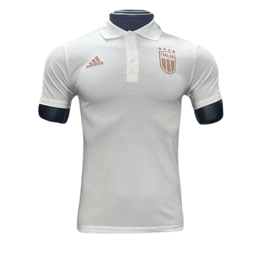 Italy Soccer Polo Suit White Player Version 2023/24